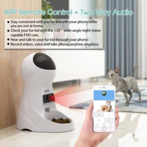 Automatic Pet Feeder for Cat and Dogs Animals & Pet Supplies color: LCD Screen|WIFI|WIFI and Camera