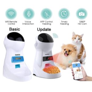 Automatic Pet Feeder for Cat and Dogs Animals & Pet Supplies color: LCD Screen|WIFI|WIFI and Camera
