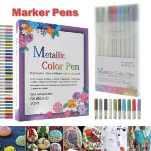 Acrylic Shell Art Paint Marker Pens Set for Stone Glass Metal Fabric Art School Student Supplies for Artist Office Supplies