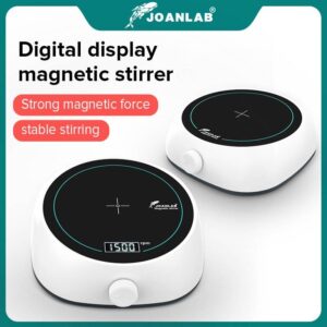 JOANLAB Official Store Digital Display Magnetic Stirrer Lab Equipment Magnetic Agitator Magnetic Mixer 110v – 220v With Stir Bar Home & Garden